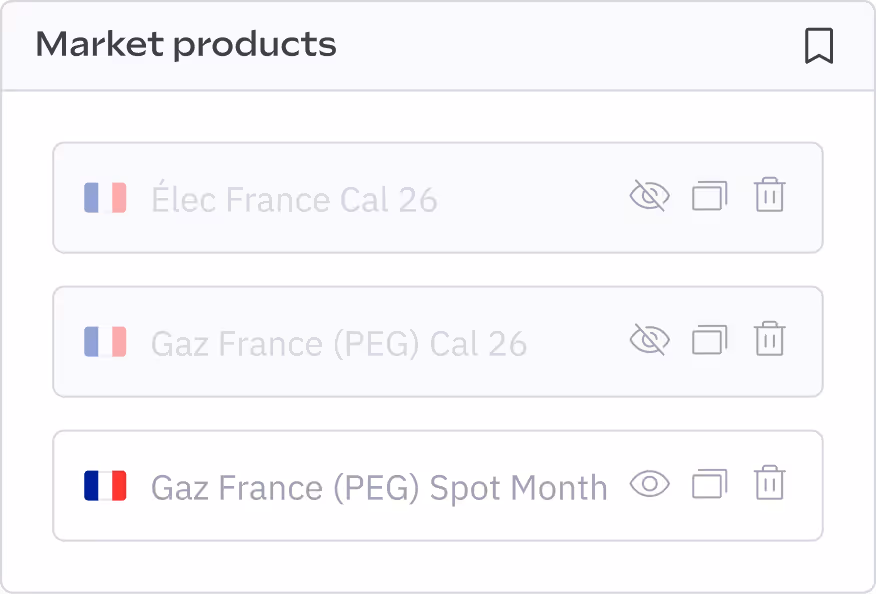 A screenshot of the market products section of a mobile app.