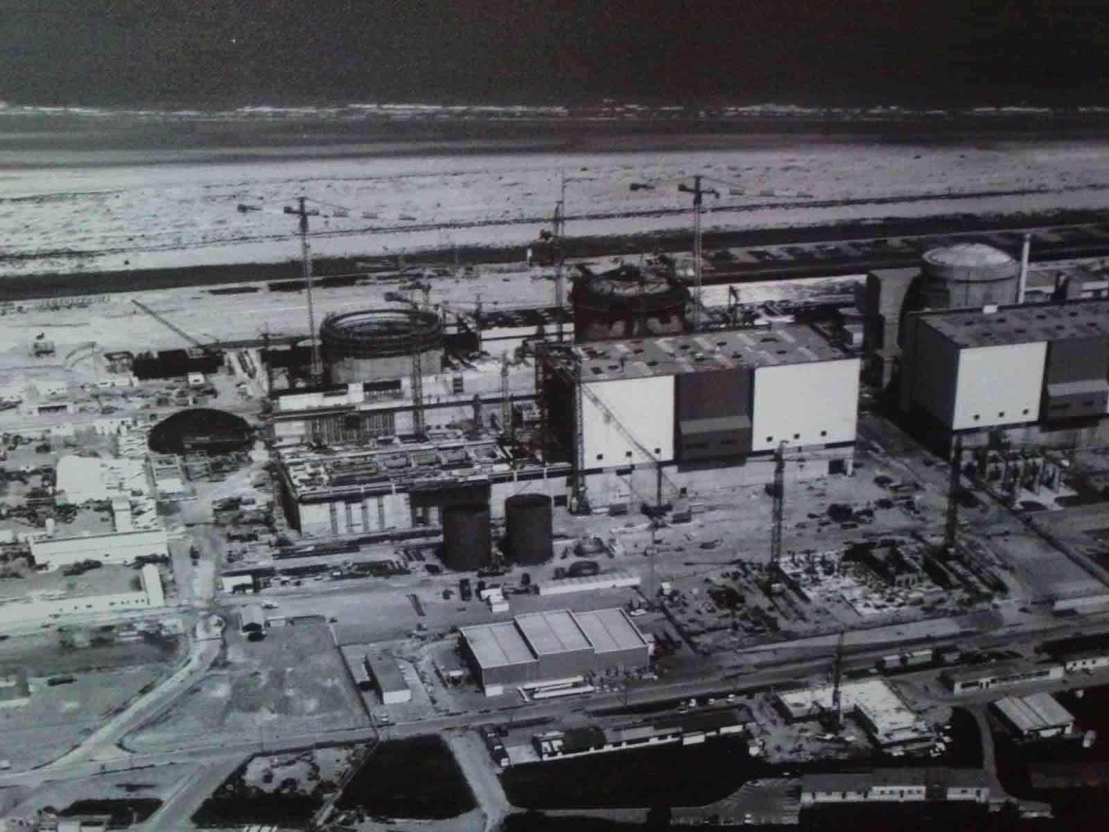 Construction de la centrale de Gravelines