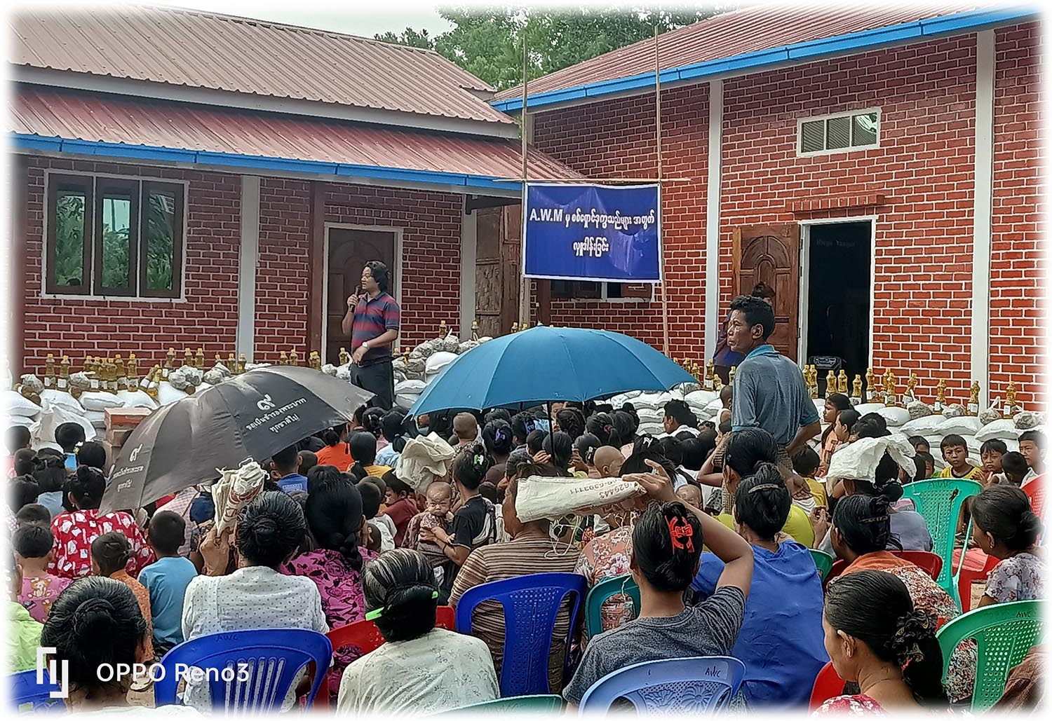 IDP relief at the Training Center