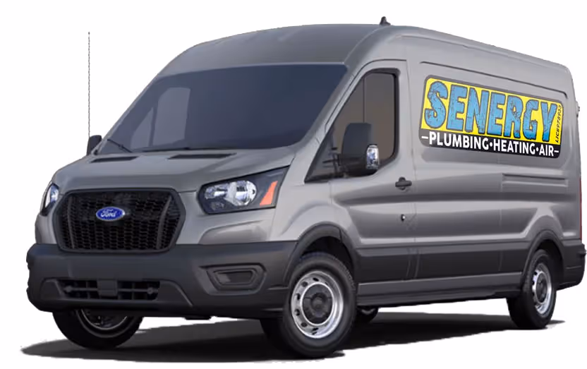 The Senergy Heating & Air Conditioning van.