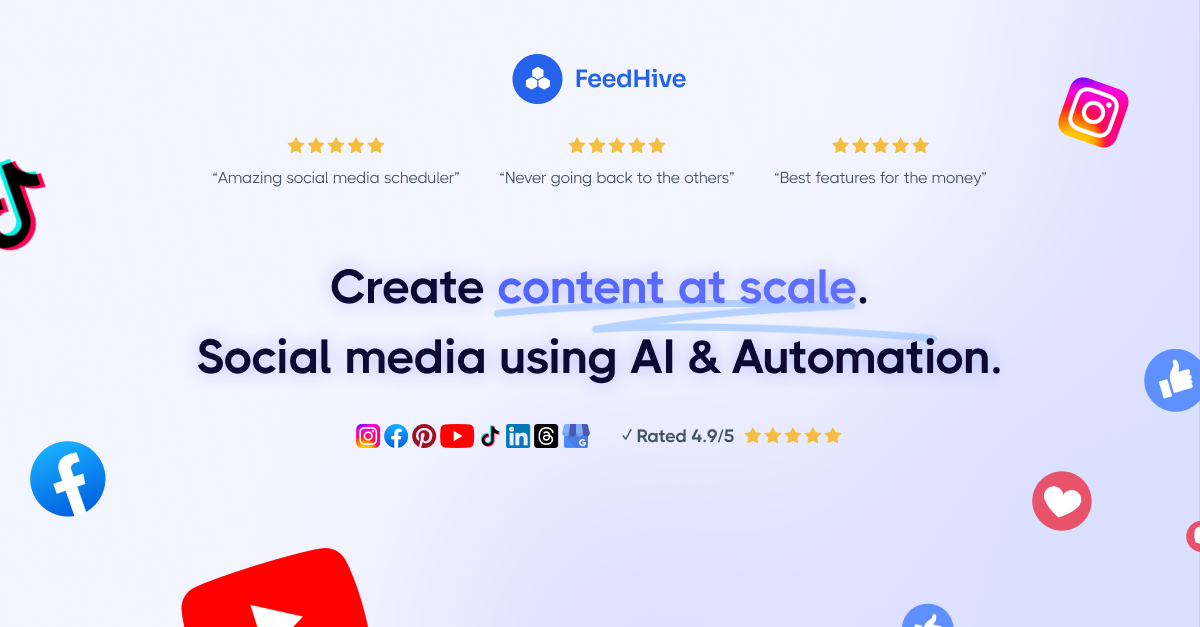 FeedHive - Create content at scale ⚡
