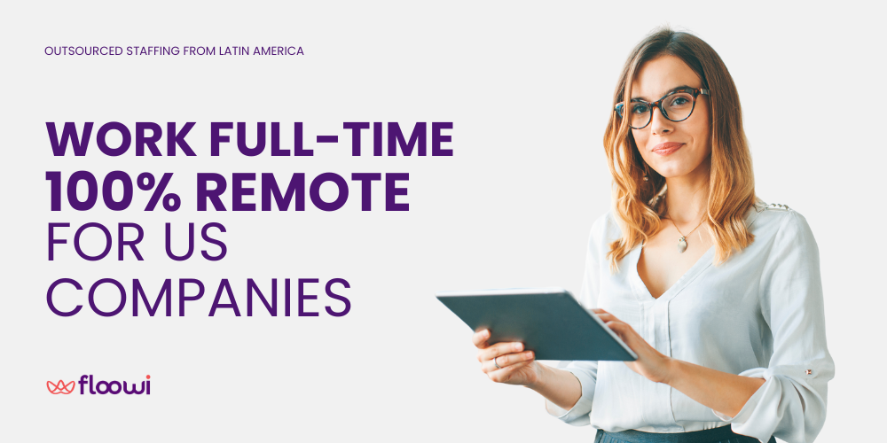 An advertisement banner featuring a woman with glasses holding a tablet.