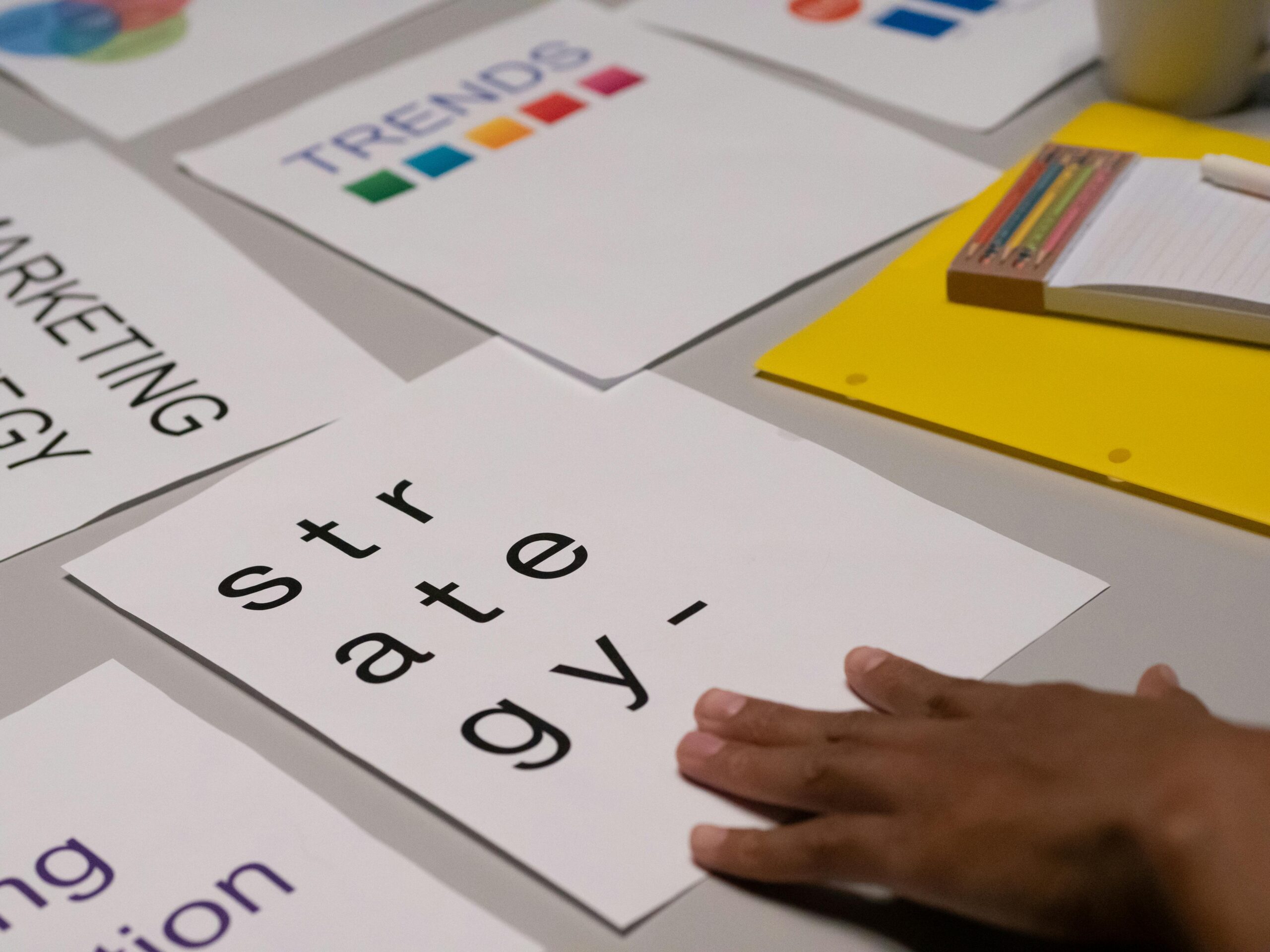 Marketing strategy papers detailing what do marketing agencies do.