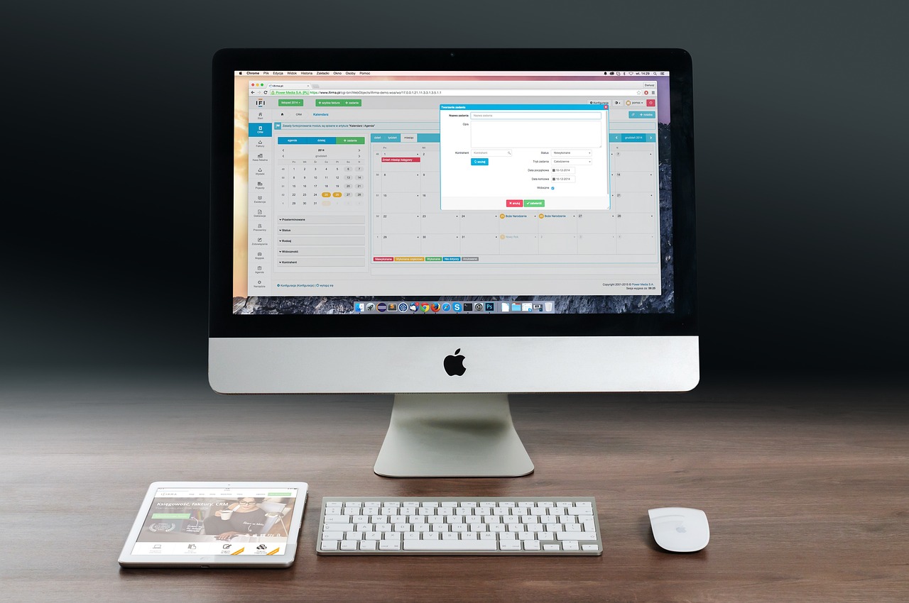 Manzana, Imac, Ipad, Lugar De Trabajo