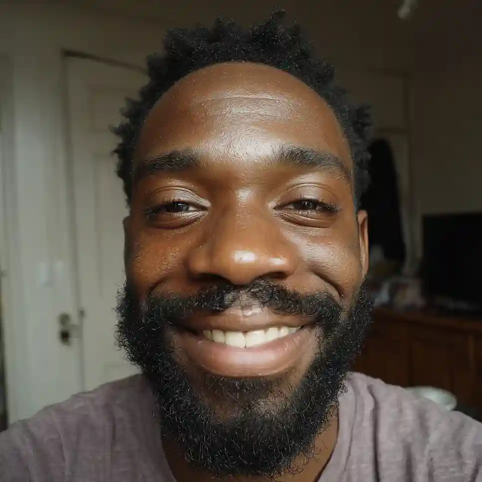 A man smiling