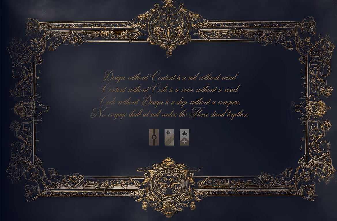Center part of The Accord scroll