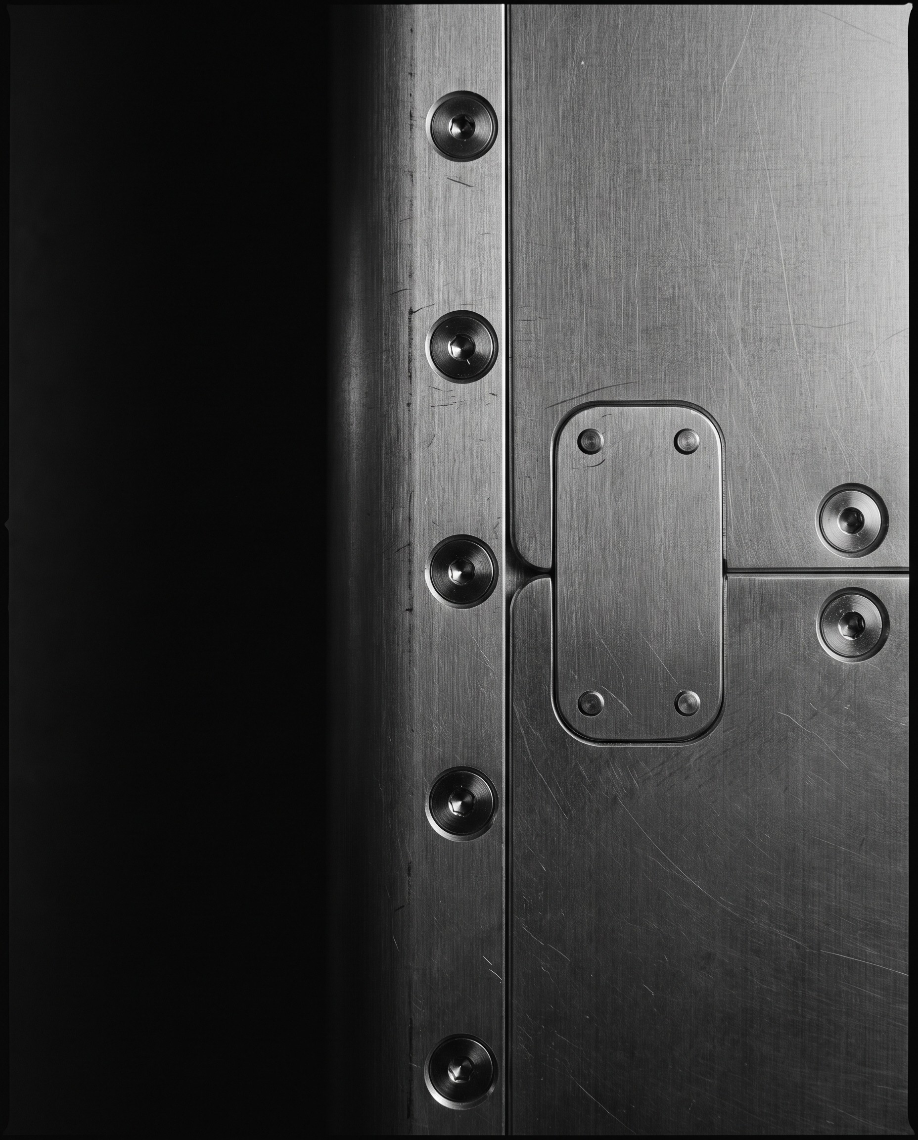 Machined billet plate seam with countersunk fasteners
