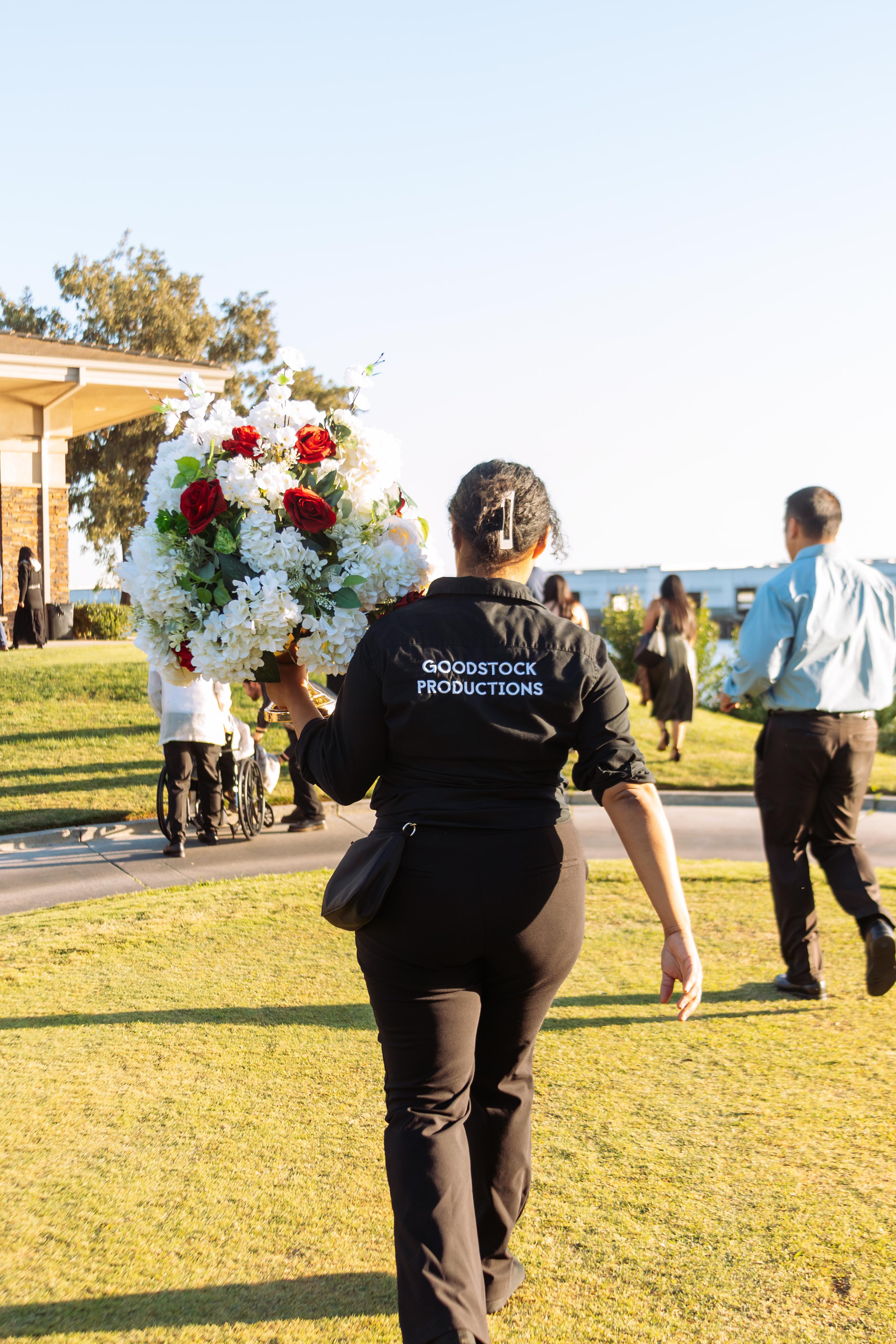 Goodstock Productions serving clients at wedding in San Luis Obispo. 