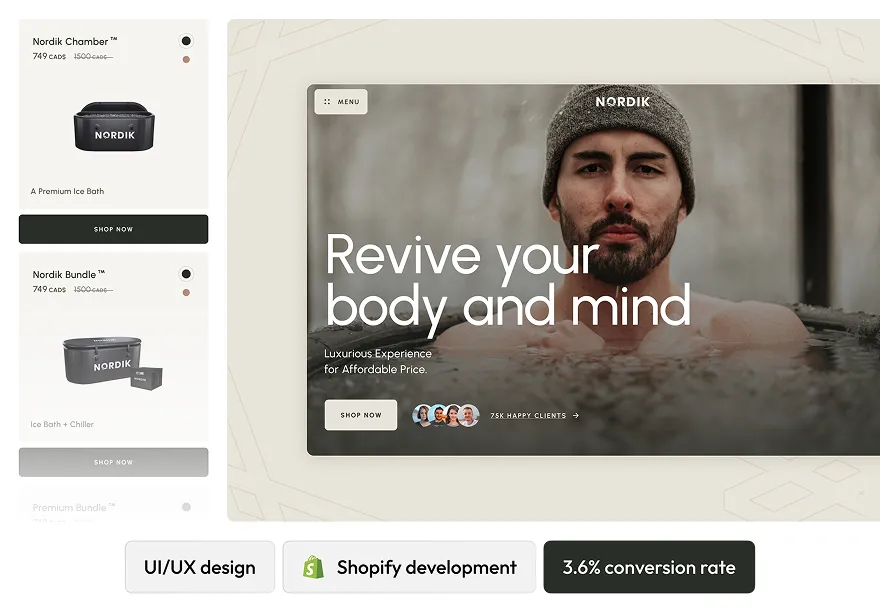 Nordik Shopify store