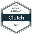 Clutch Top Shopify Company 2025 award