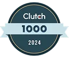 Clutch 1000 Global Service Provider award