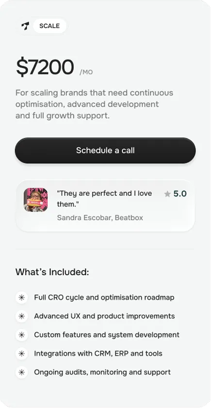 Shopify store after migration