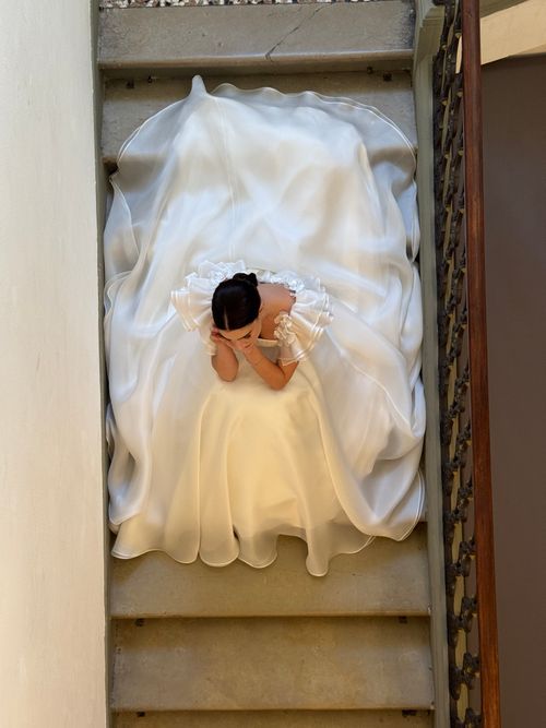 Bride in Lake Como for an Italian Destination Wedding