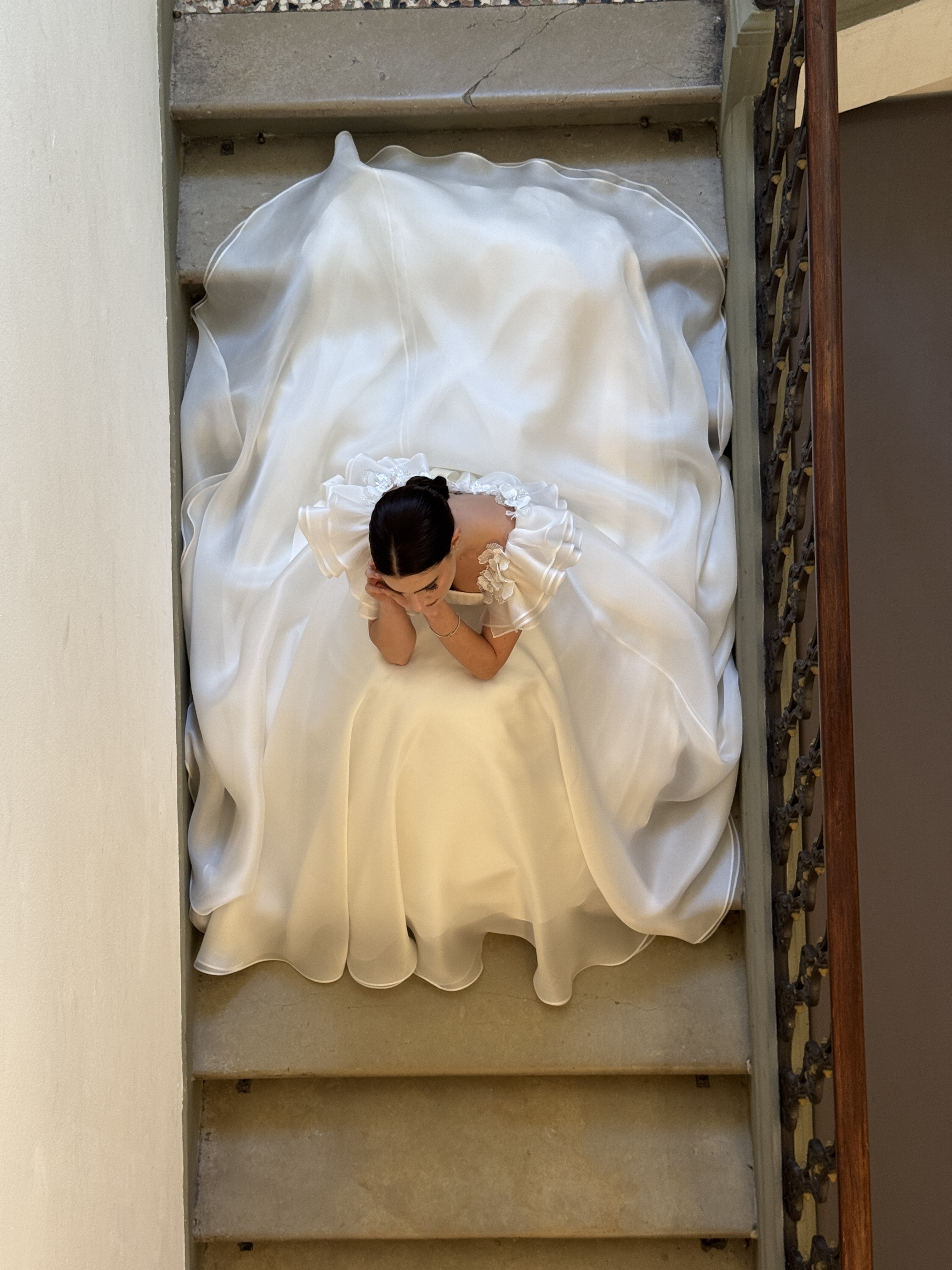 Bride in Lake Como for an Italian Destination Wedding