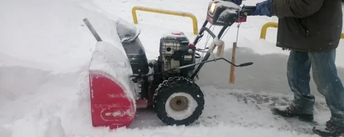 Snow removal services offered by Diamond Landscape & Design, serving Niagara County.