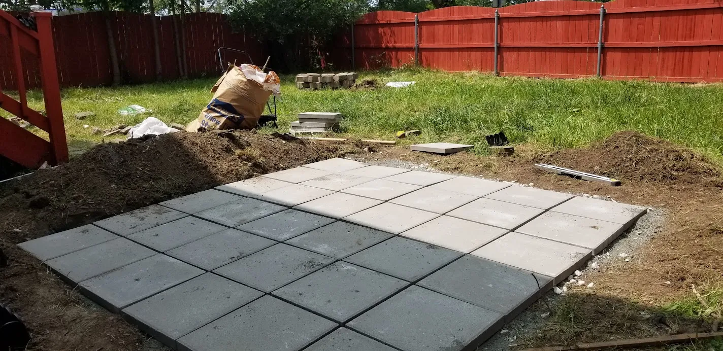 Landscape project completed by Diamond Landscape & Design, serving neighborhoods throughout Niagara County.