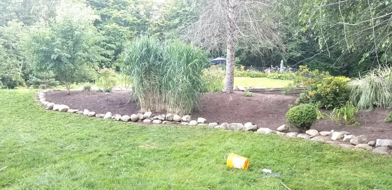 Backyard oasis completed by Diamond Landscape & Design.