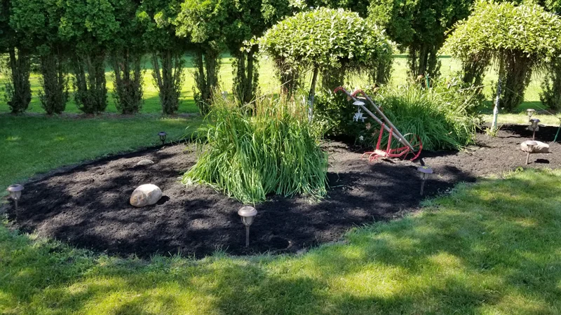 Garden oasis project completed by Diamond Landscape & Design.