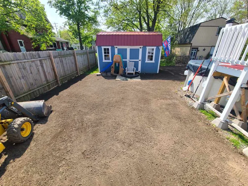 Sod installation project completed by Diamond Landscape & Design.