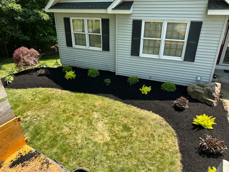 Landscaping project completed by Diamond Landscape & Design.