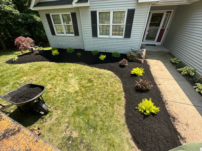 Landscaping project completed by Diamond Landscape & Design.