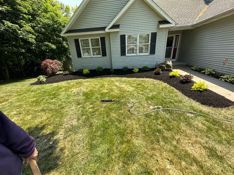 Landscaping project completed by Diamond Landscape & Design.
