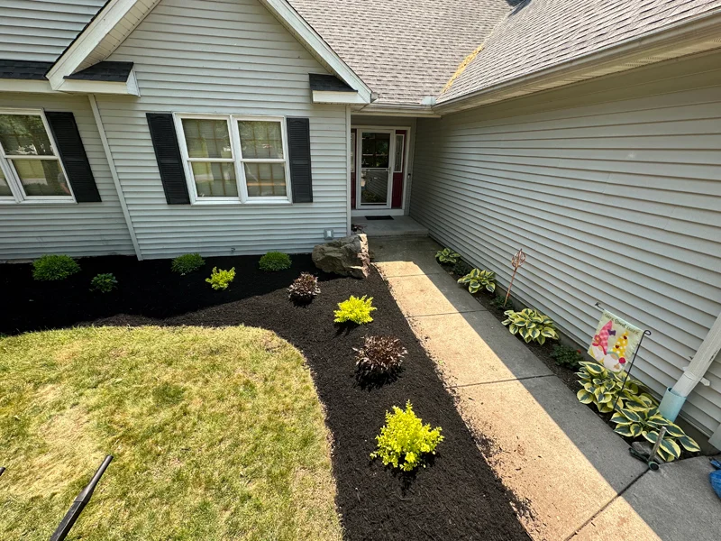 Landscaping project completed by Diamond Landscape & Design.