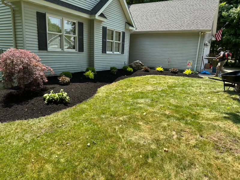 Landscaping project completed by Diamond Landscape & Design.