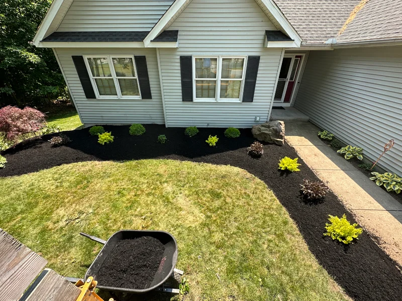 Landscaping project completed by Diamond Landscape & Design.
