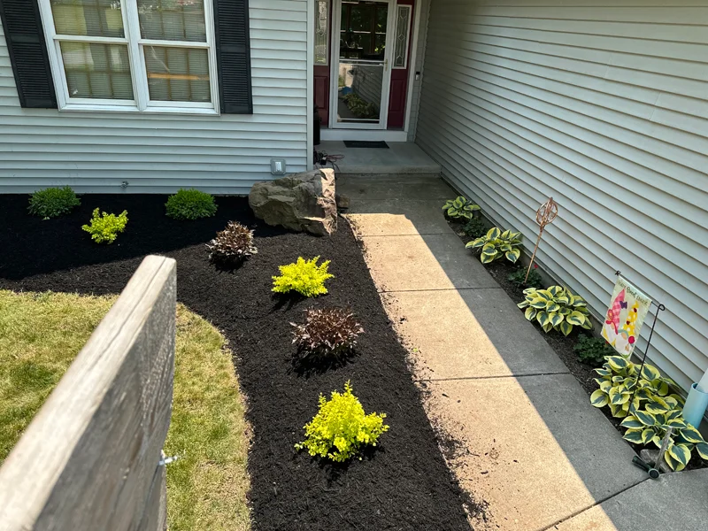 Landscaping project completed by Diamond Landscape & Design.