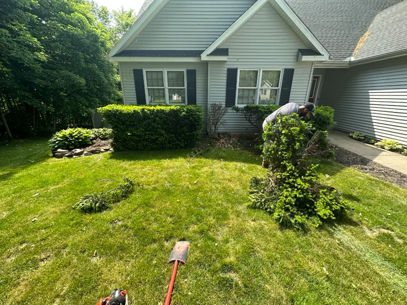 Landscaping project completed by Diamond Landscape & Design.
