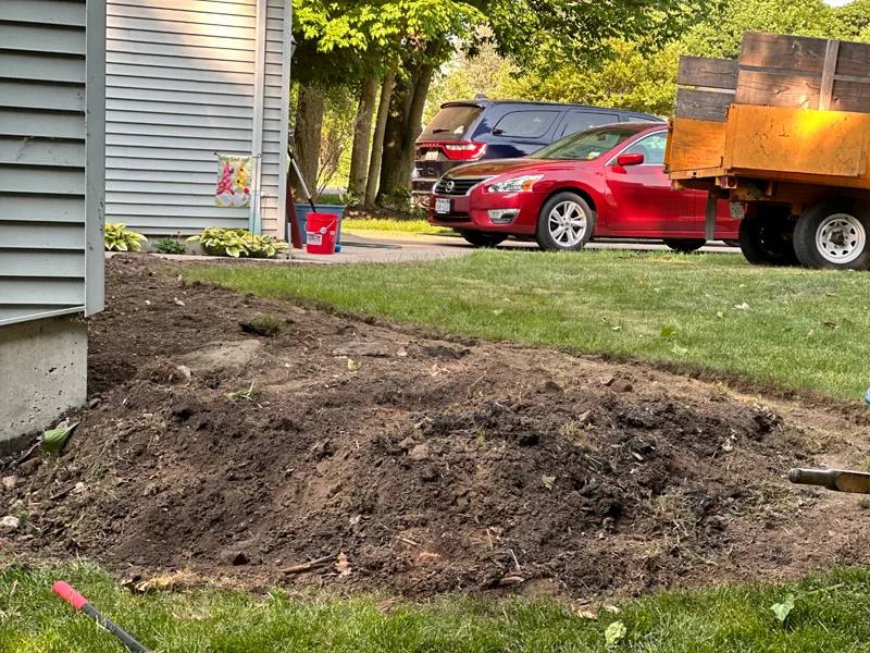 Landscaping project completed by Diamond Landscape & Design.