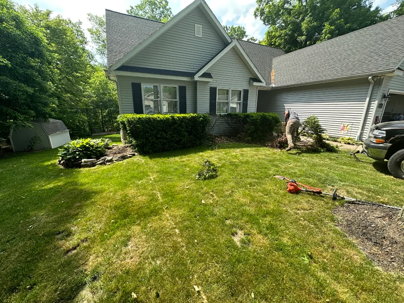 Landscaping project completed by Diamond Landscape & Design.