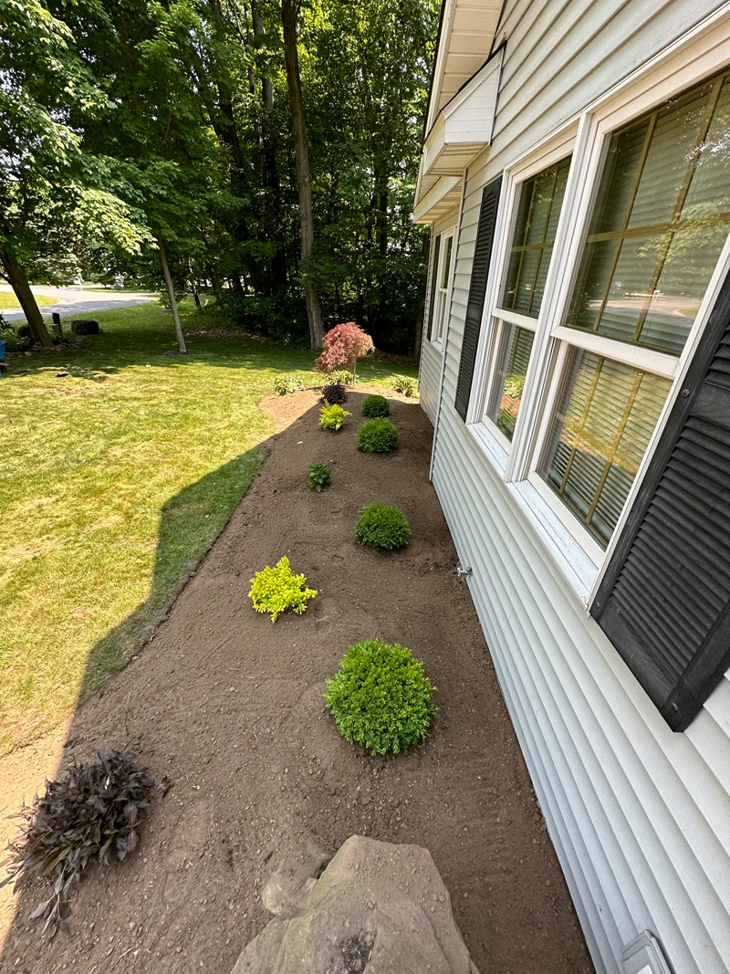 Landscaping project completed by Diamond Landscape & Design.