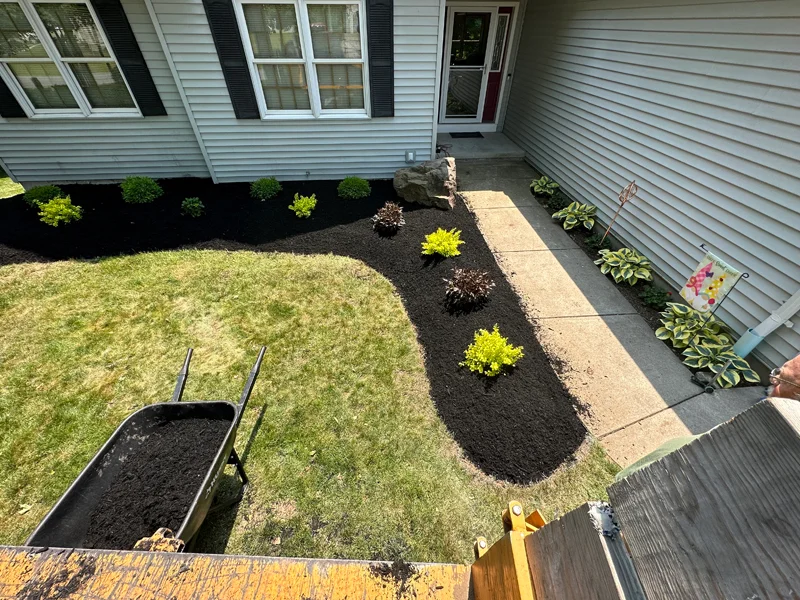 Landscaping project completed by Diamond Landscape & Design.