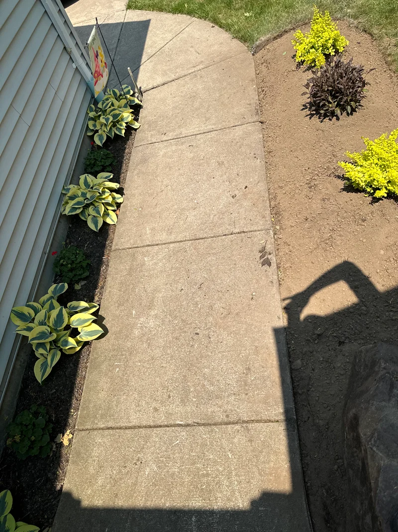 Landscaping project completed by Diamond Landscape & Design.