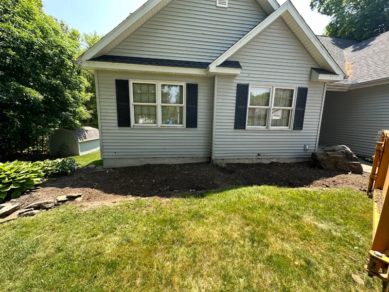 Landscaping project completed by Diamond Landscape & Design.