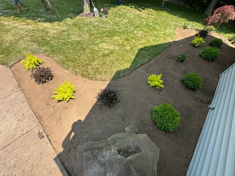 Landscaping project completed by Diamond Landscape & Design.