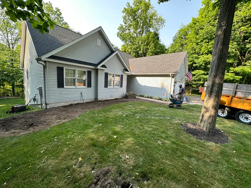 Landscaping project completed by Diamond Landscape & Design.