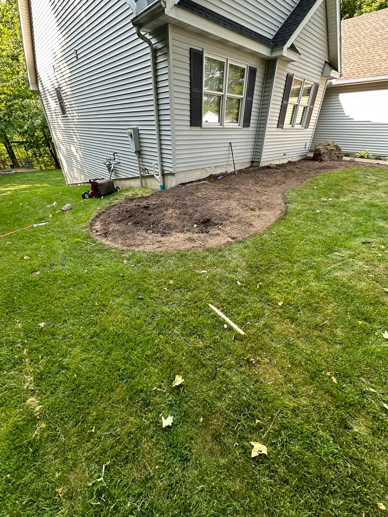 Landscaping project completed by Diamond Landscape & Design.