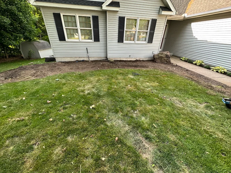 Landscaping project completed by Diamond Landscape & Design.