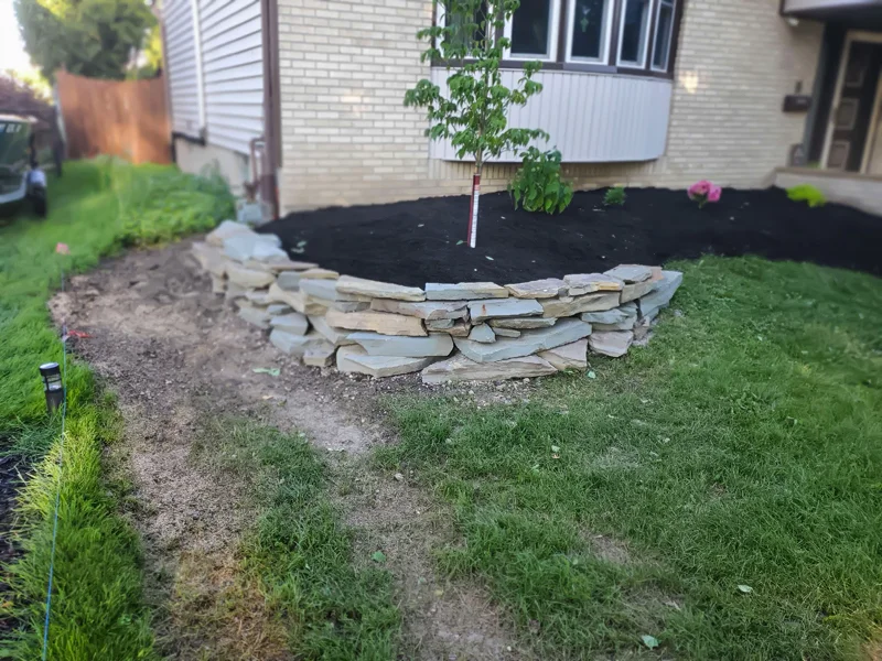 Landscaping project completed by Diamond Landscape & Design, serving neighborhoods across Niagara County and WNY.