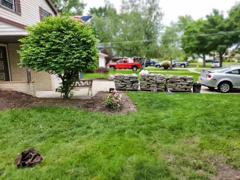 Landscaping project completed by Diamond Landscape & Design, serving neighborhoods across Niagara County and WNY.