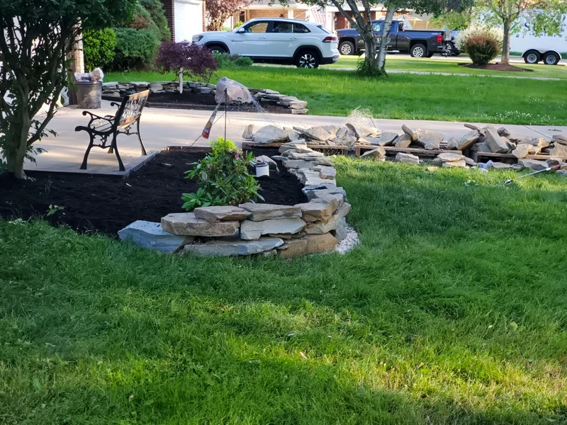 Landscaping project completed by Diamond Landscape & Design, serving neighborhoods across Niagara County and WNY.