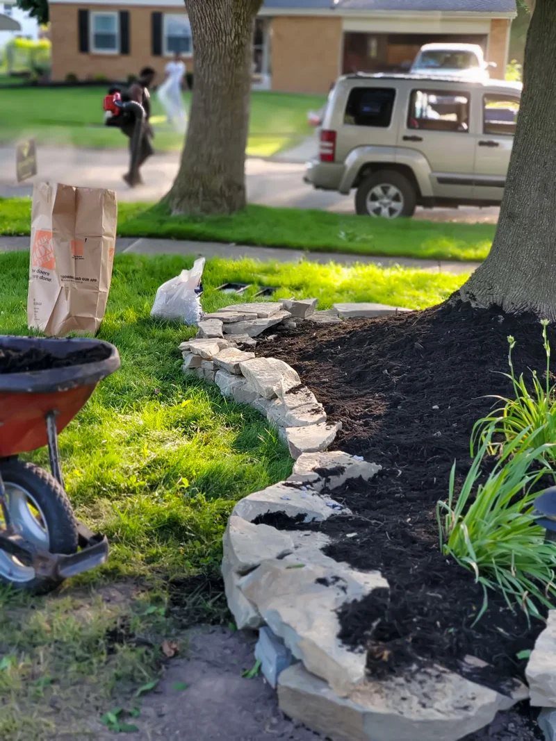 Landscaping project completed by Diamond Landscape & Design, serving neighborhoods across Niagara County and WNY.