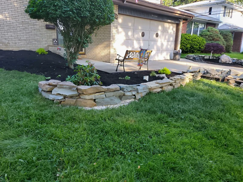 Landscaping project completed by Diamond Landscape & Design, serving neighborhoods across Niagara County and WNY.