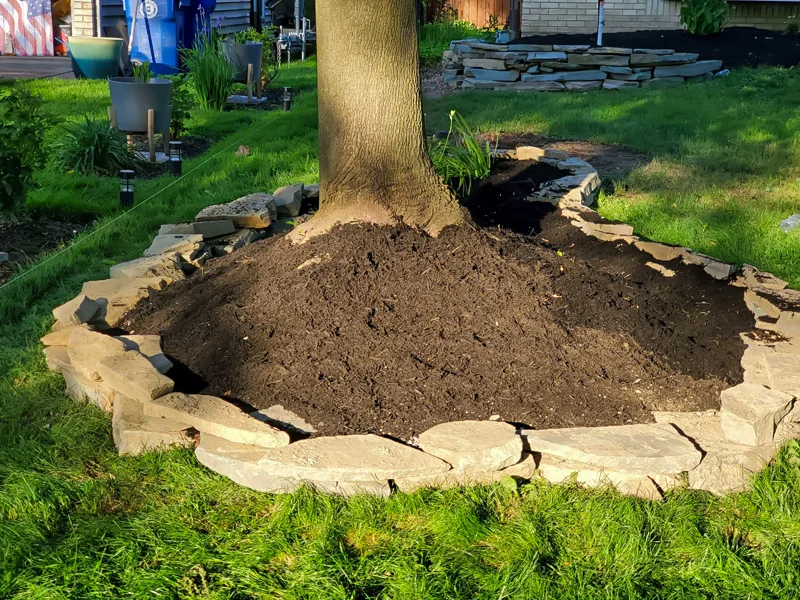 Landscaping project completed by Diamond Landscape & Design, serving neighborhoods across Niagara County and WNY.