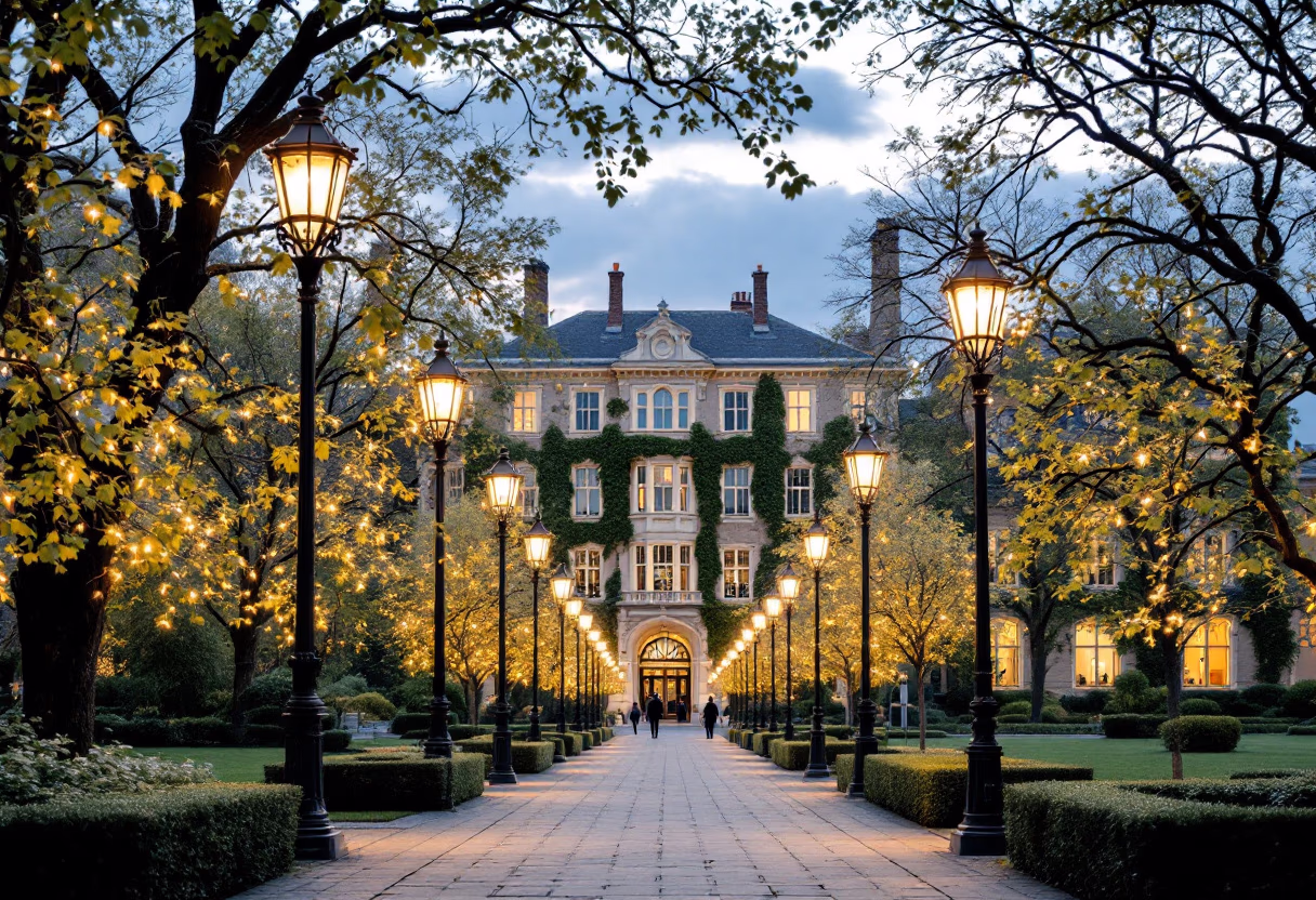 [background image] landscape of school campus (for a schools (k12))
