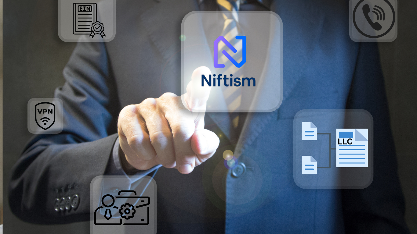 Selecting services on a laptop