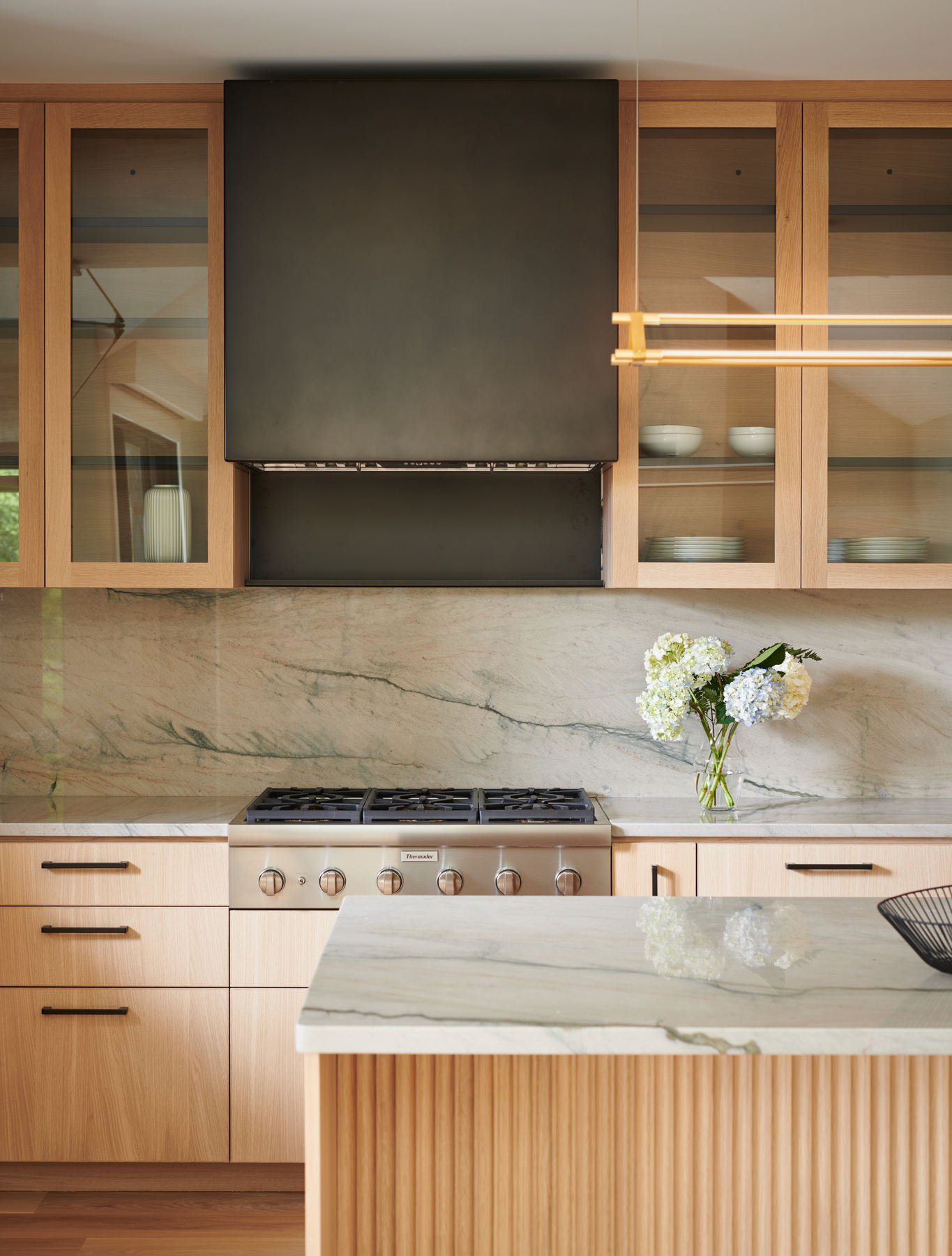 Chevy Chase renovation showcasing modern kitchen with premium appliances and finishes